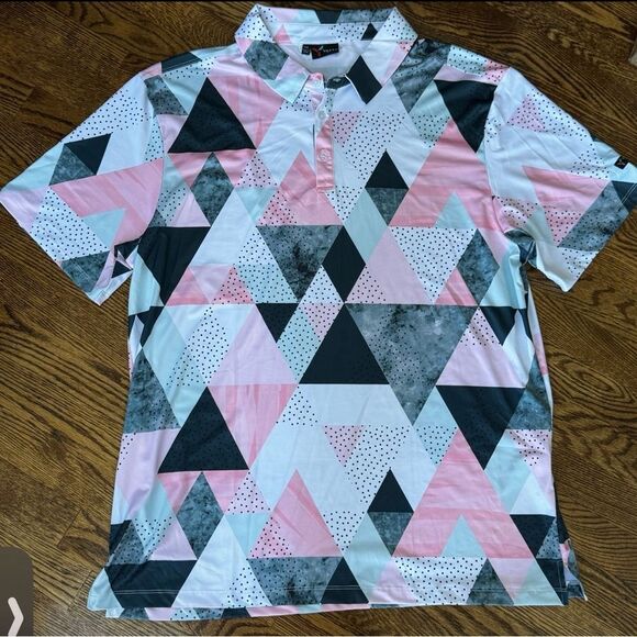 Yatta Golf Men's Size XXL Birdie Dropper Short Sleeve Polo Shirt - Picture 2 of 7